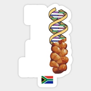 Its In My DNA Funny South Africa Koeksister Braai Sticker